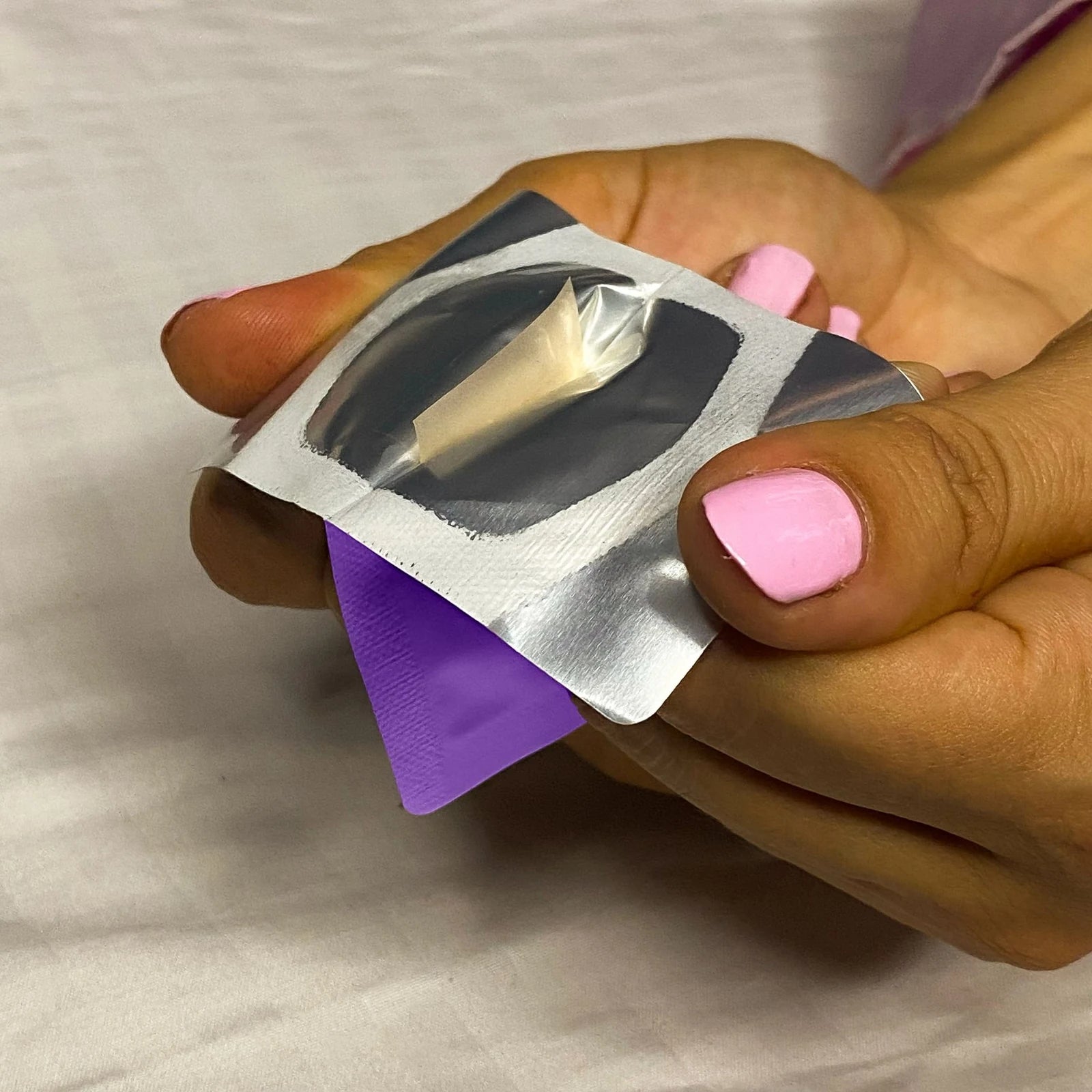 STEP 1: OPEN — Wash your hands and open the sachet